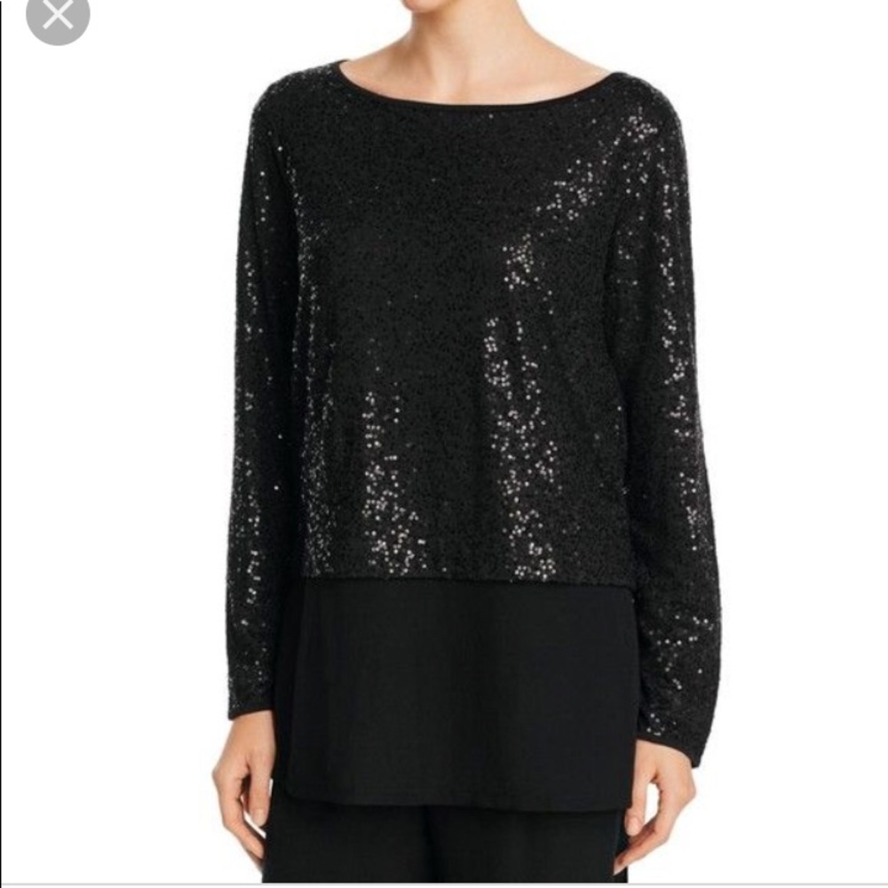 Eileen Fisher sequin top